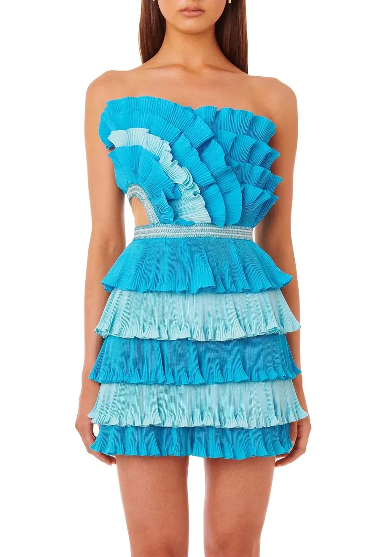 Eliya the Label Josephine Mini Dress Blue Size XS/Au 6 - Image 2