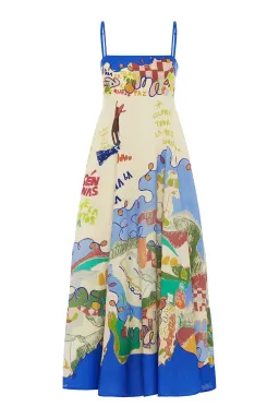 Alemais Nadia Sundress Multi Size 10  for rent on The Volte - image 3