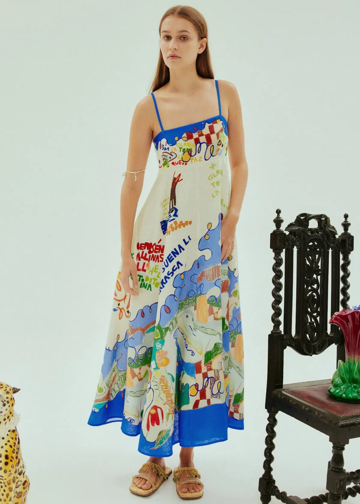 Alemais Nadia Sundress Multi Size 10 - Image 1