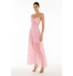 Manning Cartell Tea Ceremony Maxi Dress Pink Size AU 10 for rent on The Volte - image 2