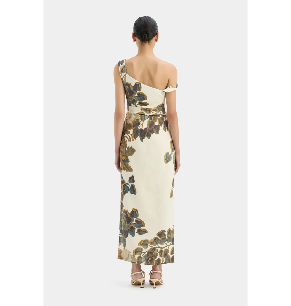 Sir The Label Evalita Twist Midi Dress Pine Valley Size AU 10 - Image 3