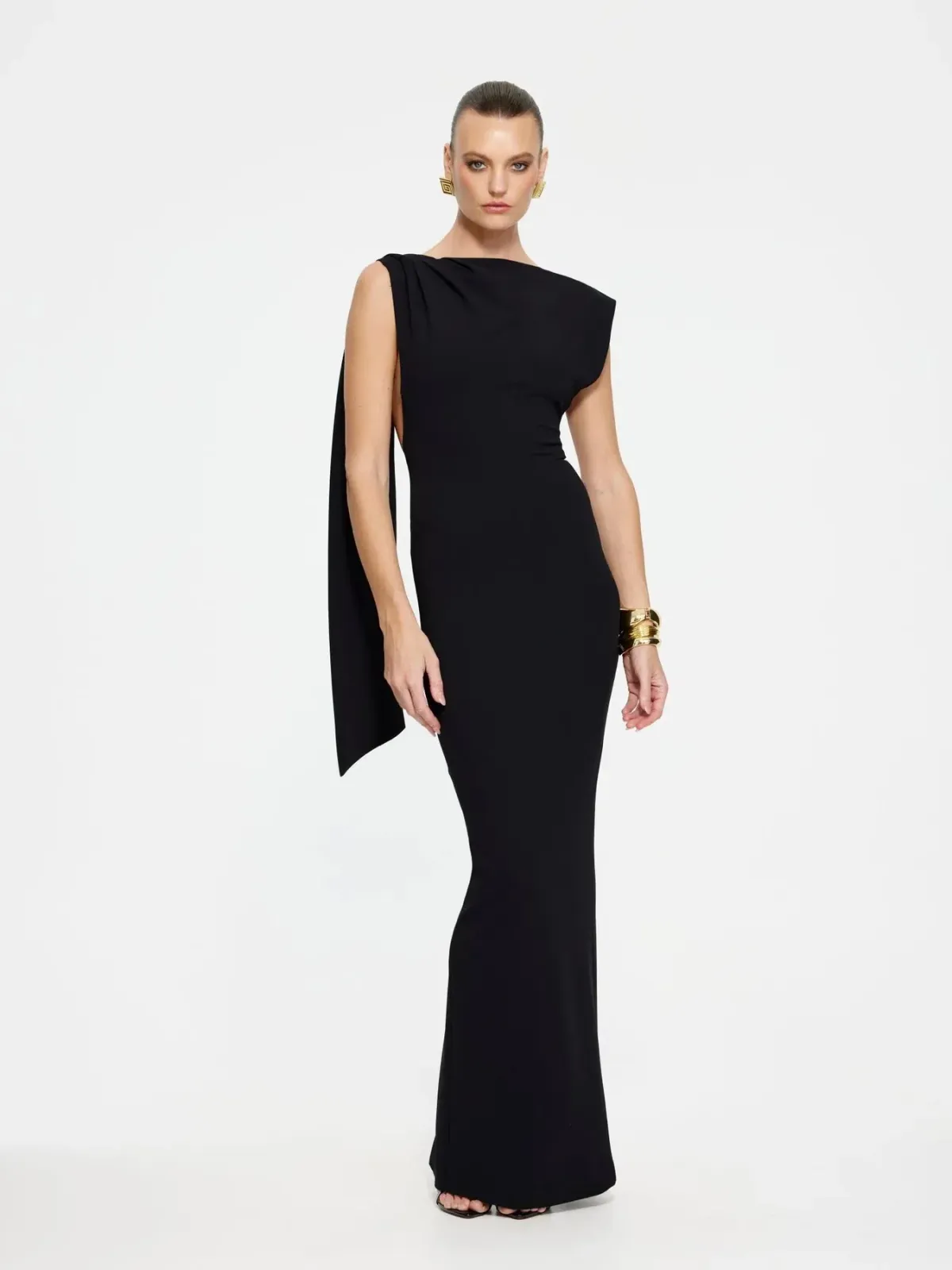 Effie Kats Audrey Gown Black Size M / AU 10 - Image 1