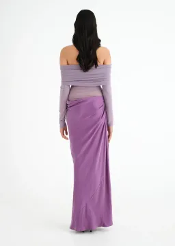 Benni Yasmin Maxi Dress Purple Size AU 8 for rent on The Volte - image 3