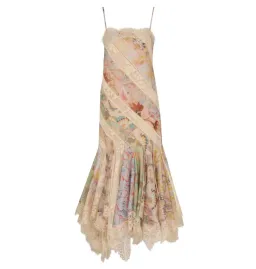 Zimmermann Eden Spliced Slip Dress in Spliced Eden Size 0 / AU 8  for rent on The Volte - image 4