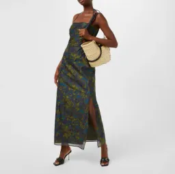 Sir The Label Valerio Tie Halter Midi Dress Print Size 1  / AU 8  for rent on The Volte - image 1