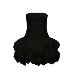 Aje Violette Bubble Hem Mini Dress Black Size AU 8 for rent on The Volte - image 5