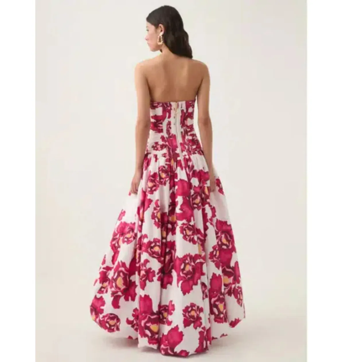Aje Behold Maxi Dress in Boldly Blooming Size AU 12 - Image 3