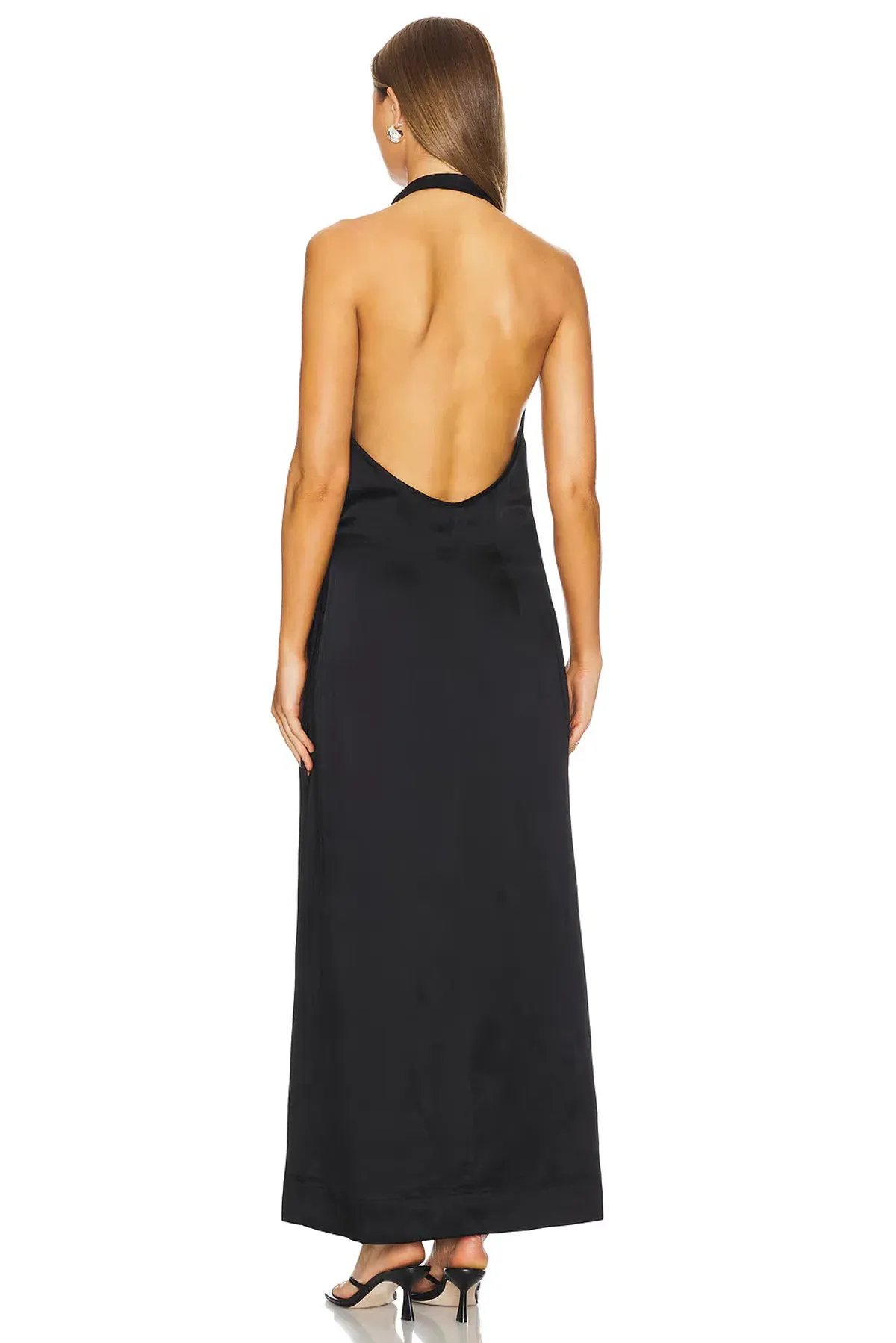 Bondi Born Nara Halter Dress Black Size 6 - Image 3