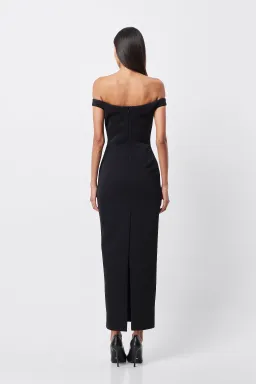 Mossman Imperial Midi Dress Black & White Size 8 for rent on The Volte - image 3