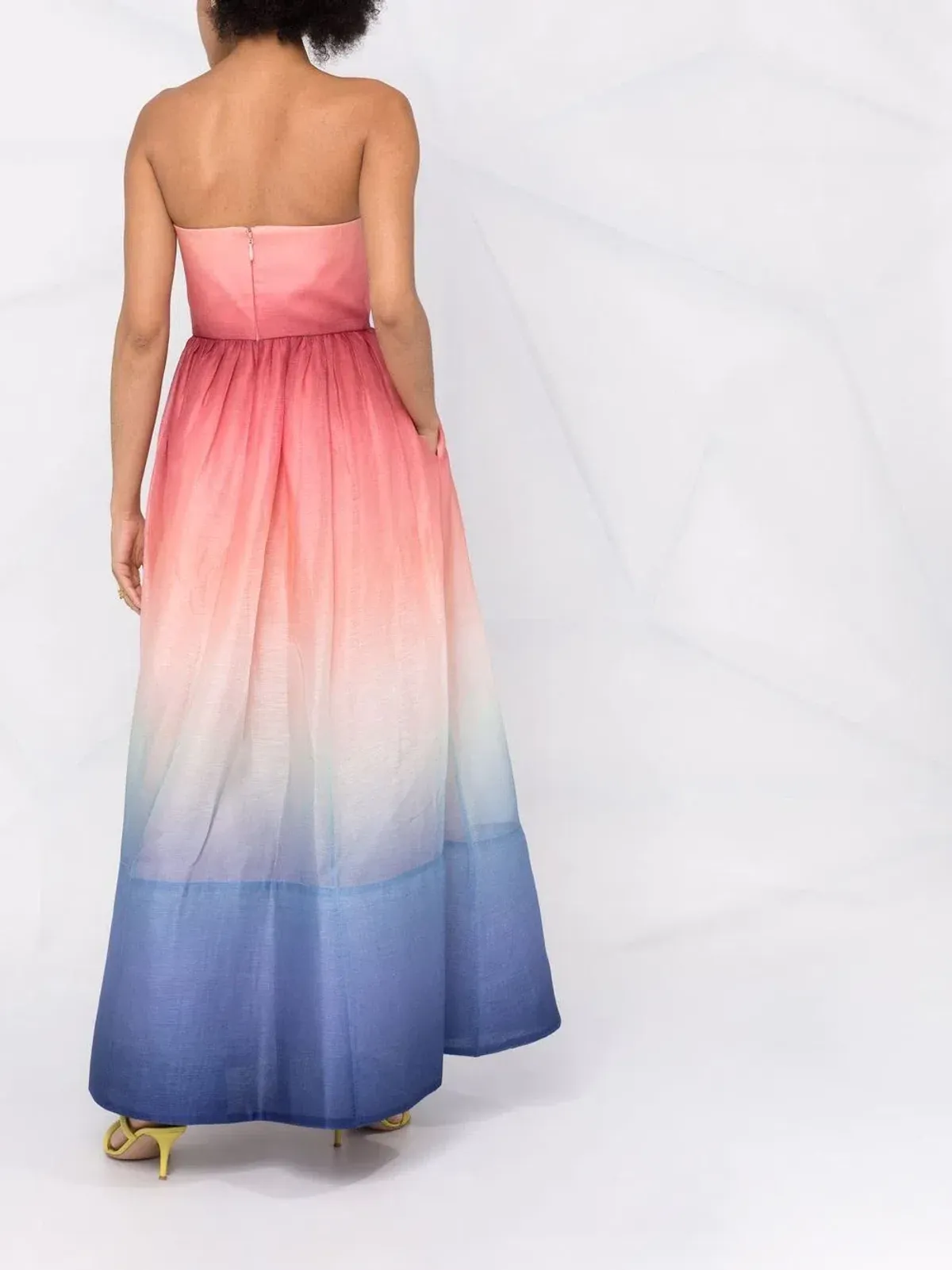 Zimmermann Ombre Sunset Postcard Resort Dress Ombre Dawn Size 0/Au 8 - Image 4