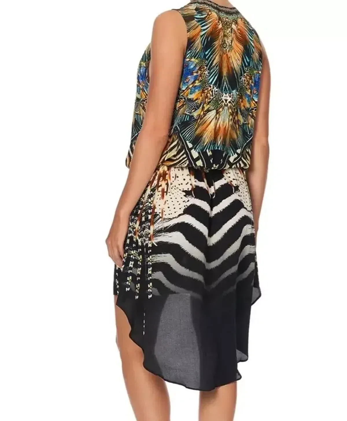 Camilla Cross Over Dress With Long Back Lost Paradise Size XS/Au 8 - Image 6