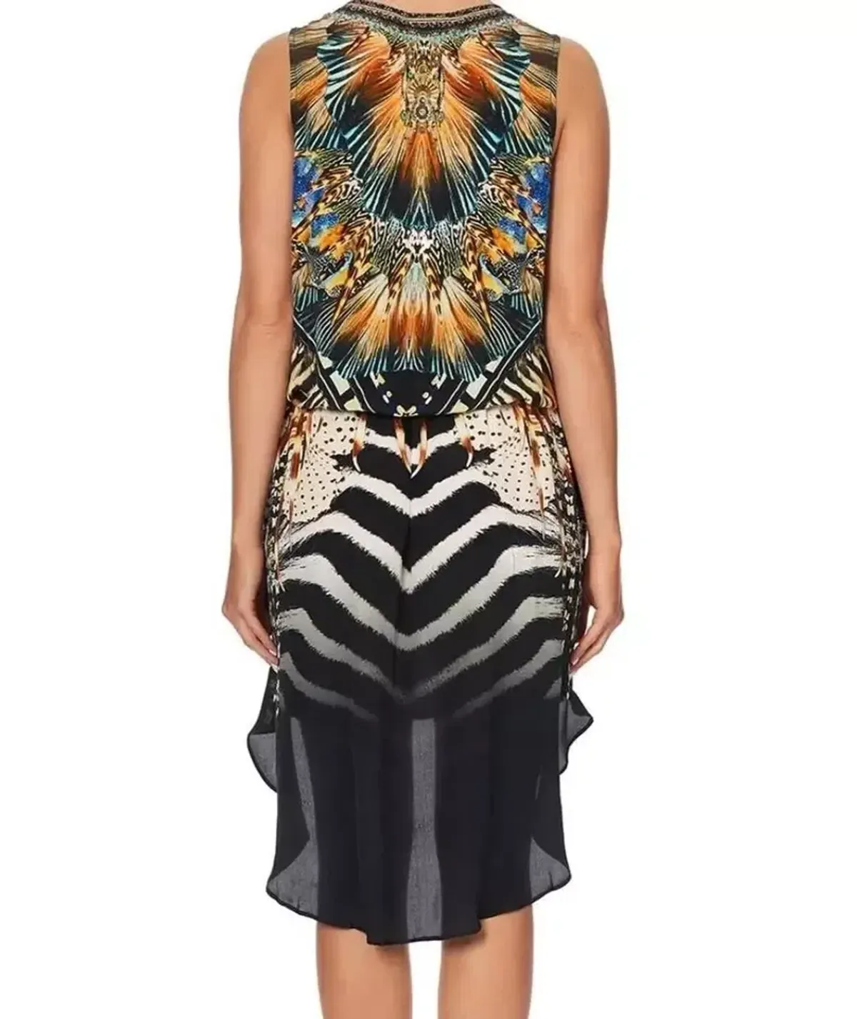 Camilla Cross Over Dress With Long Back Lost Paradise Size XS/Au 8 - Image 5