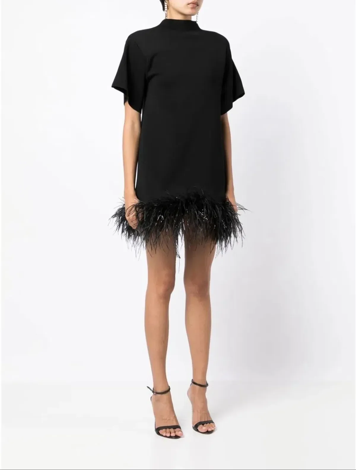 Rachel Gilbert Rita Mini Dress in Black Size XS/AU6 - Image 2