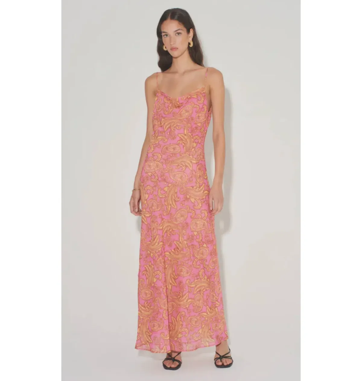 Hansen & Gretel Florencia Dress Pink Floral Size S / AU 8 - Image 1