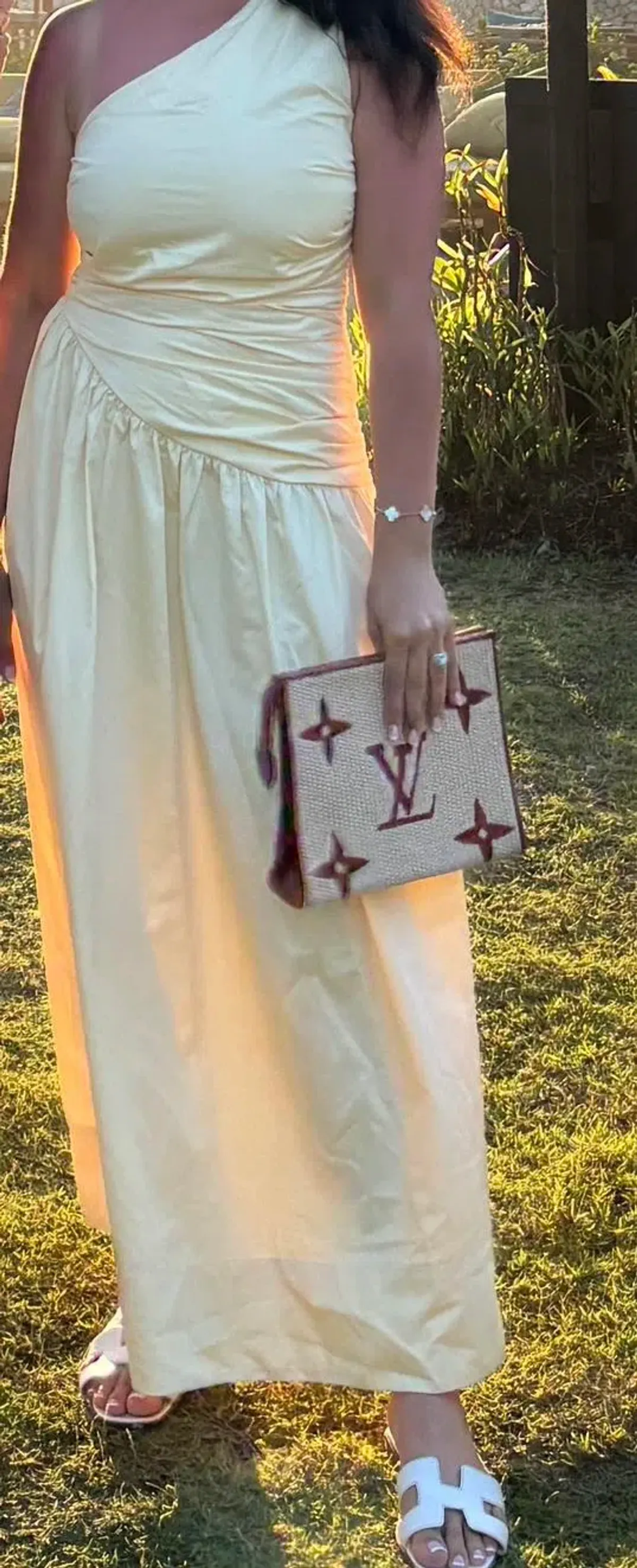 Louis Vuitton Pouch 26 Raffia Monogram - Image 2