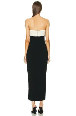 Rachel Gilbert Lavina Midi Dress Black Size 8/S for rent on The Volte - image 3