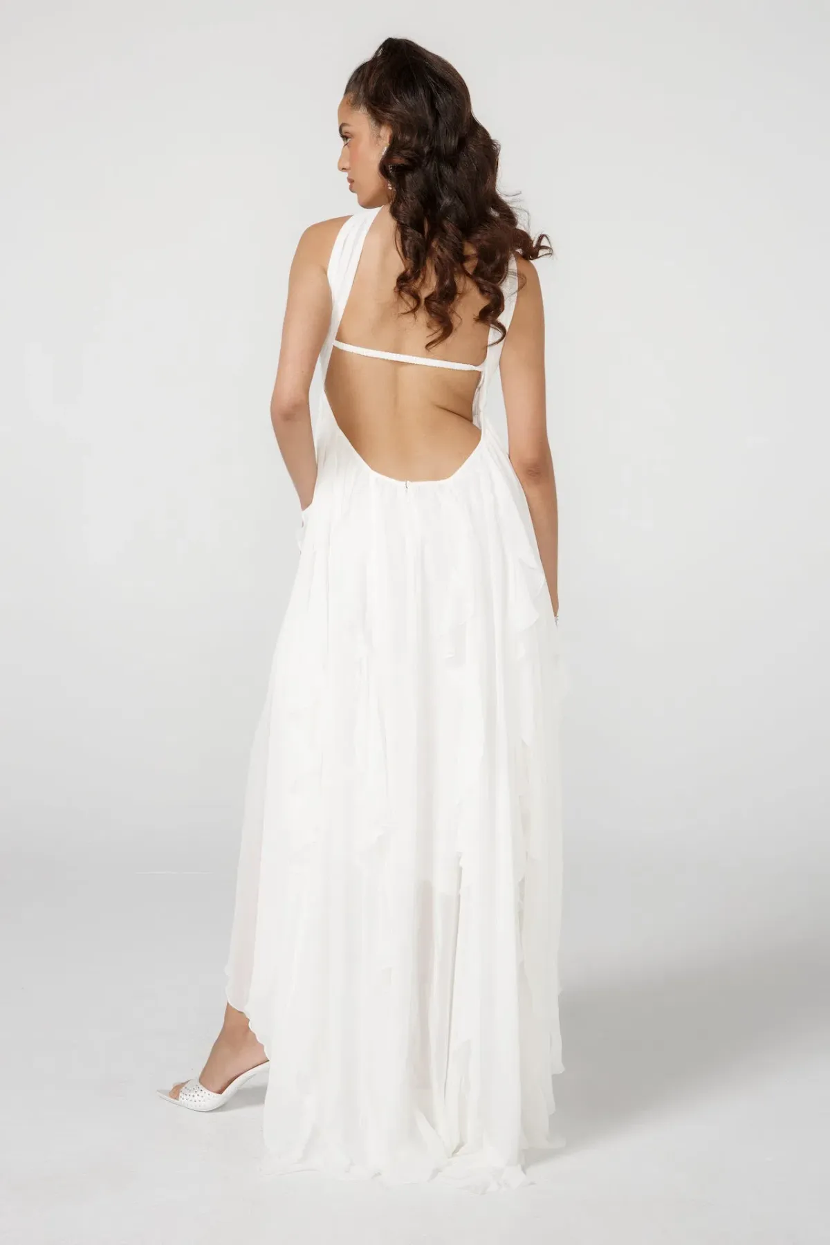 Nana Jacqueline Mariah Dress in White Size M / AU 10 - Image 2