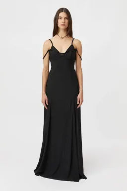 Camilla and Marc Leander Maxi Dress in Black Size 10 for rent on The Volte - image 1