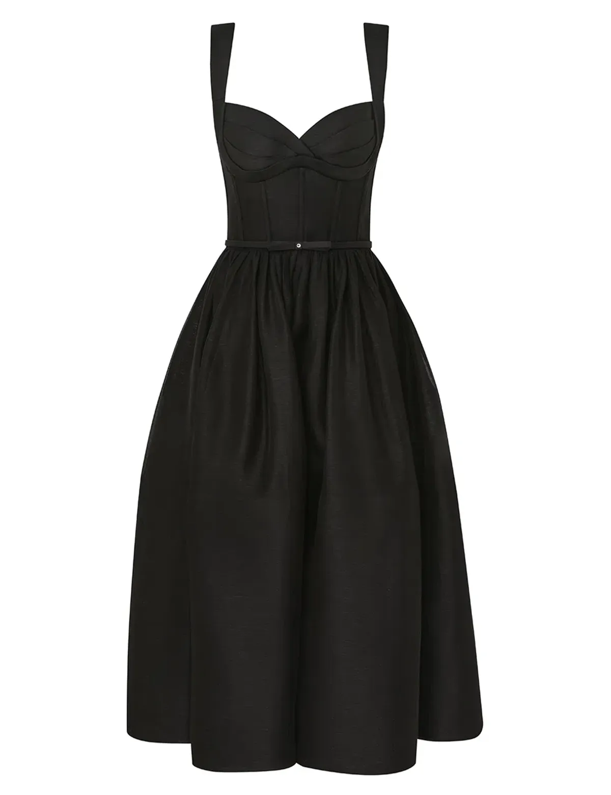Zimmermann Crush Picnic Midi Dress Black Size 1 / AU 10 - Image 2