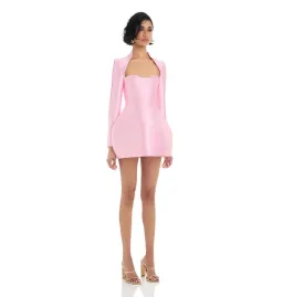 Eliya The Label Kate Mini Dress Pink Size S / AU 8 for rent on The Volte - image 2