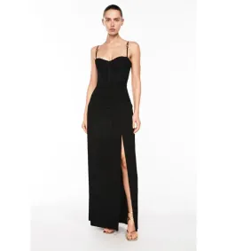 Manning Cartell Double Time Pleat  Dress Black Size AU 10  for rent on The Volte - image 1