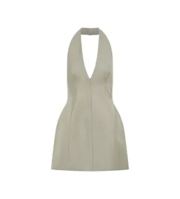 Camilla and Marc Pompidou Halter Neck Mini Dress in Green Size AU 8 for rent on The Volte - image 4