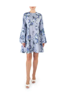 Emilia Wickstead Nova Wisteria Long Sleeve Mini Dress Floral Size AU 16 for rent on The Volte - image 5