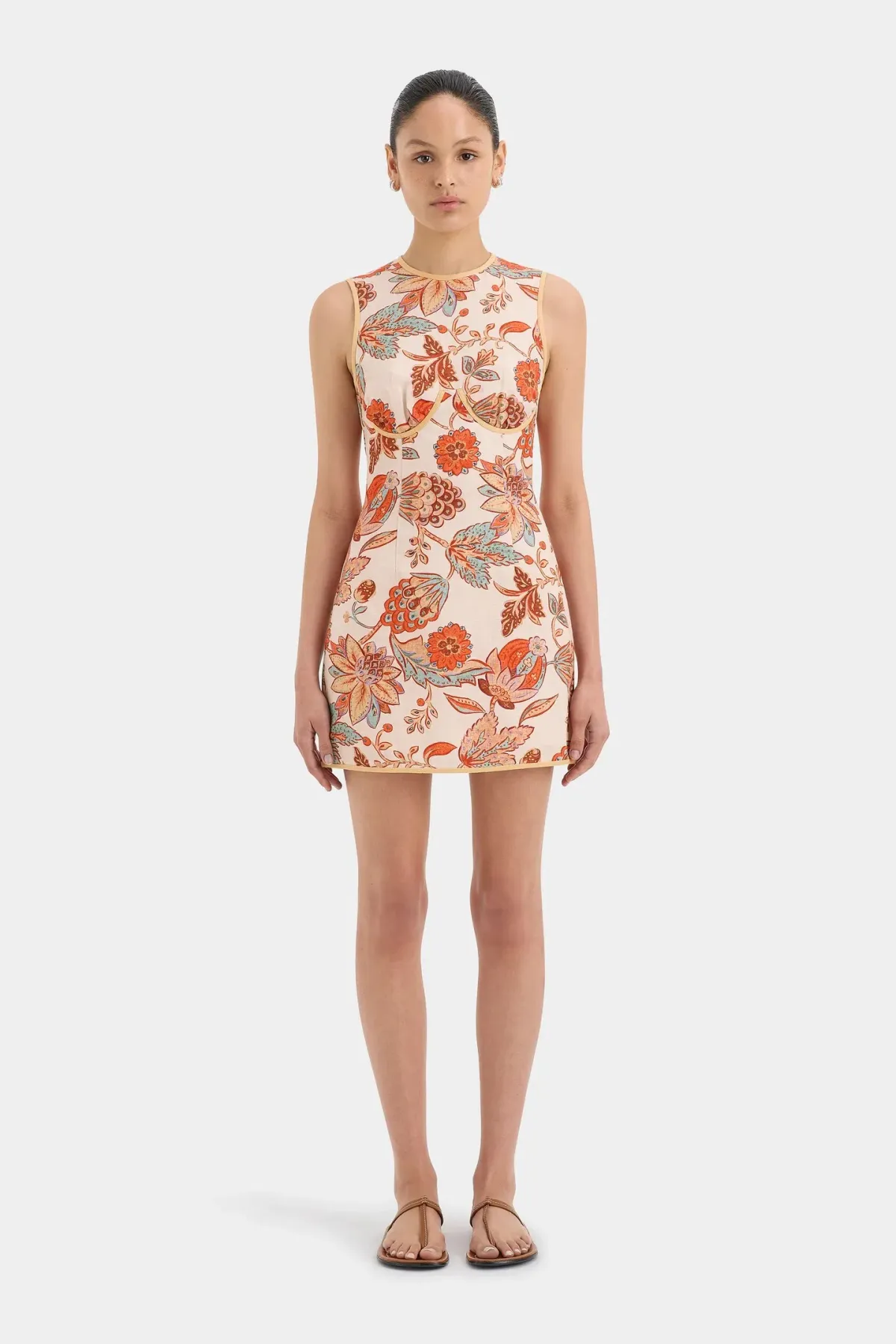 Sir the Label Noemi Mini Dress Desert Wildflower Size 8 - Image 1