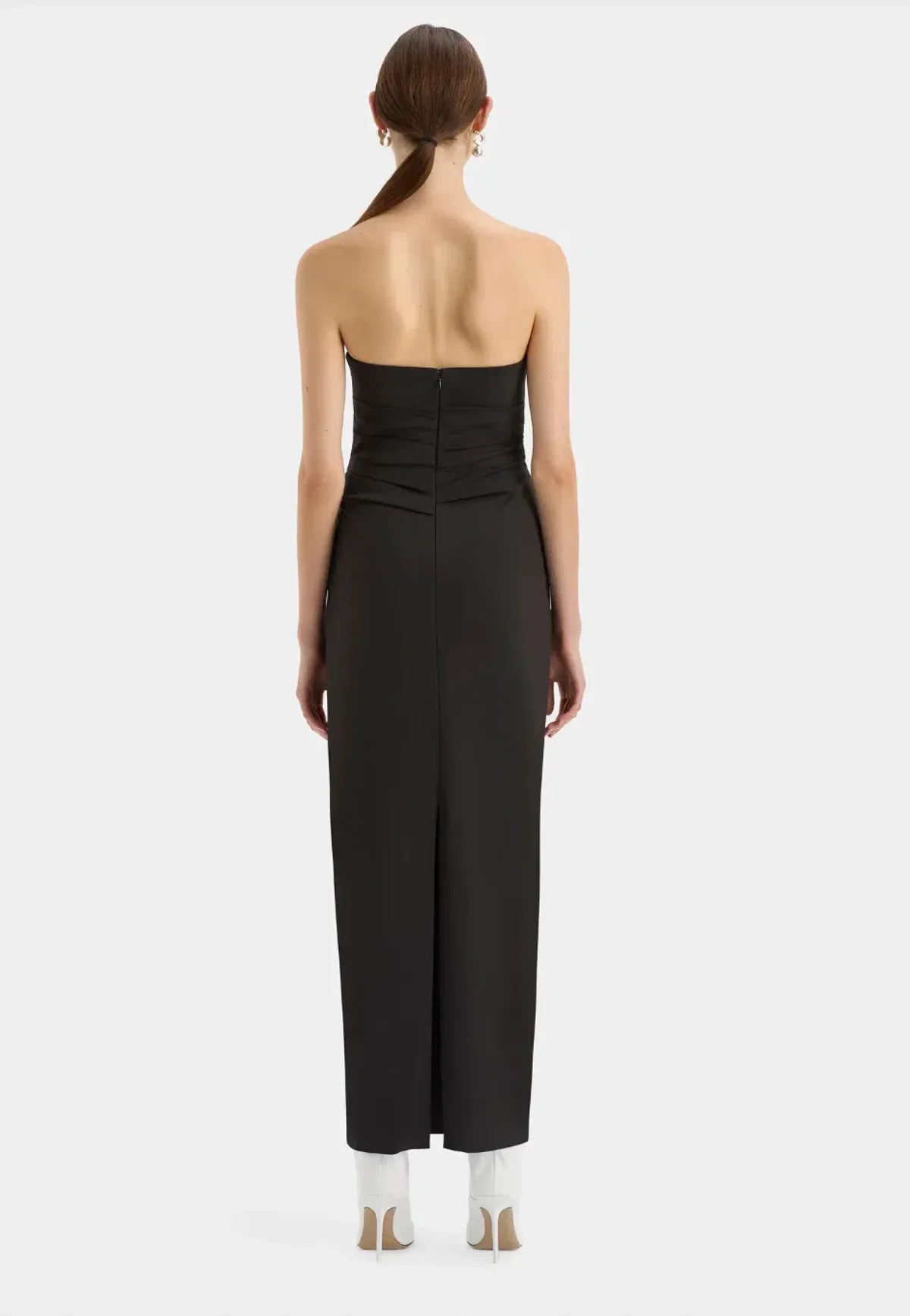 Sir The Label Alba Strapless Maxi Dress Gown in Black Size 1 / AU 8 / S - Image 2
