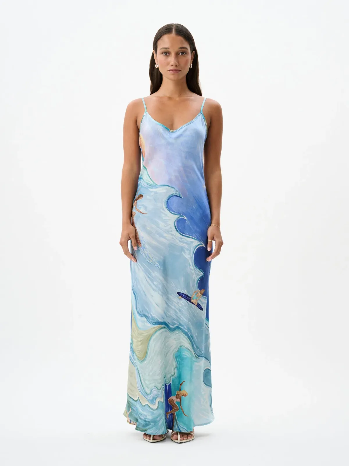Roame Wessex Slip Dress in Apres Surf Size 12 - Image 1