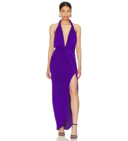 Misha Venetia Slinky Gown Purple Size 8/S for rent on The Volte - image 1