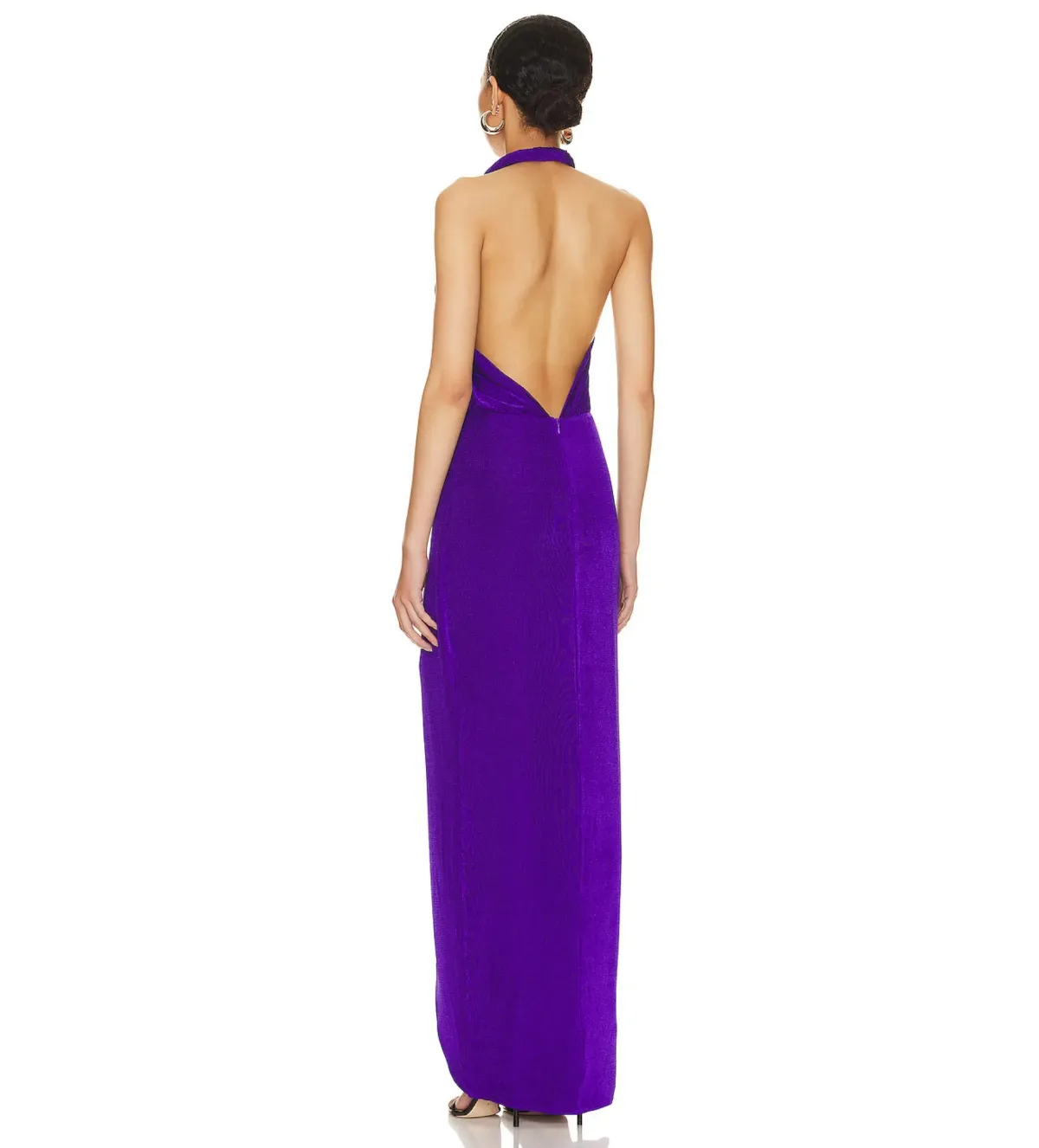 Misha Venetia Slinky Gown Purple Size 8/S - Image 2