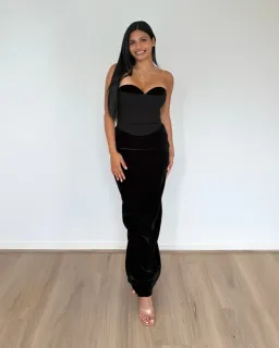 Bianca and Bridgett Adeline Maxi Dress Black Size 6 for rent on The Volte - image 2