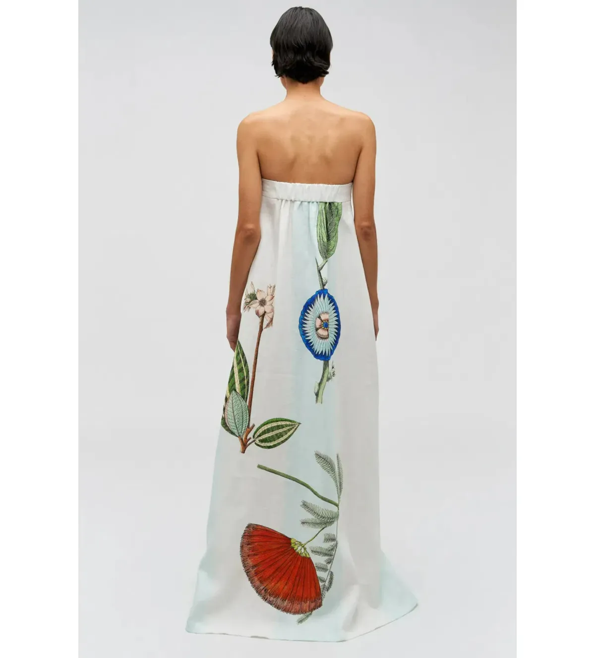 Oroton Grand Floral Gown Print Size AU 10 - Image 2