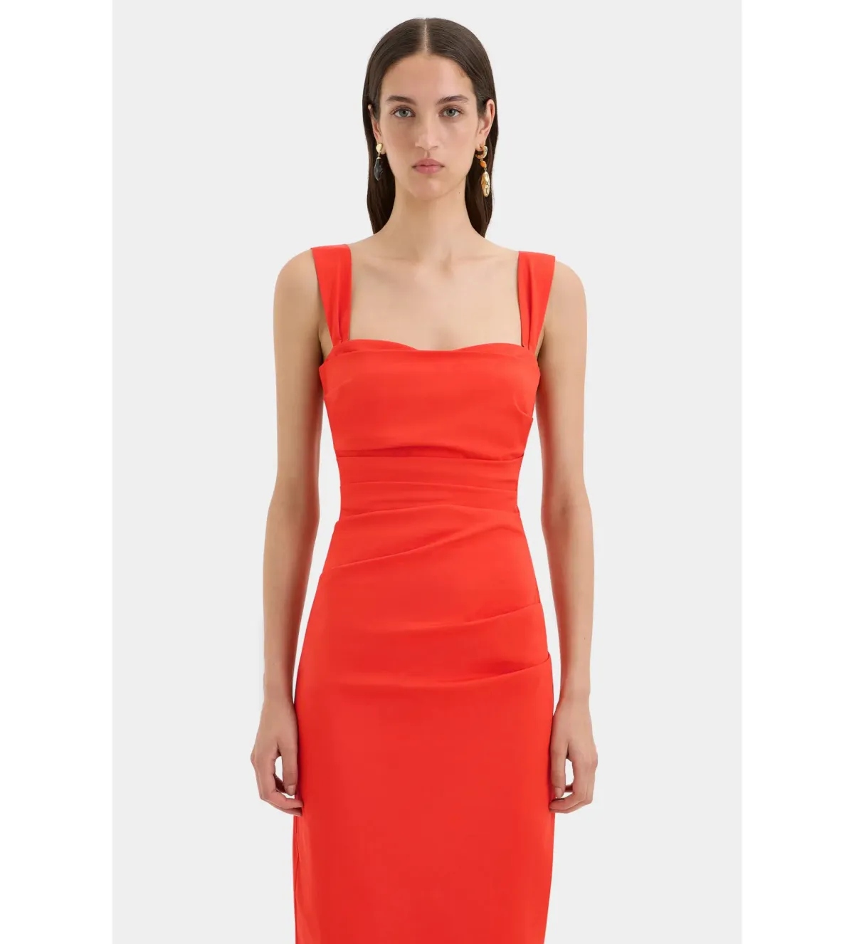 Sir The Label Dahlia Balconette Gown in Tangerine Size 0 / AU 6 - Image 2
