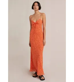 Bec & Bridge Cheri Maxi Dress Orange Size AU 8 for rent on The Volte - image 1