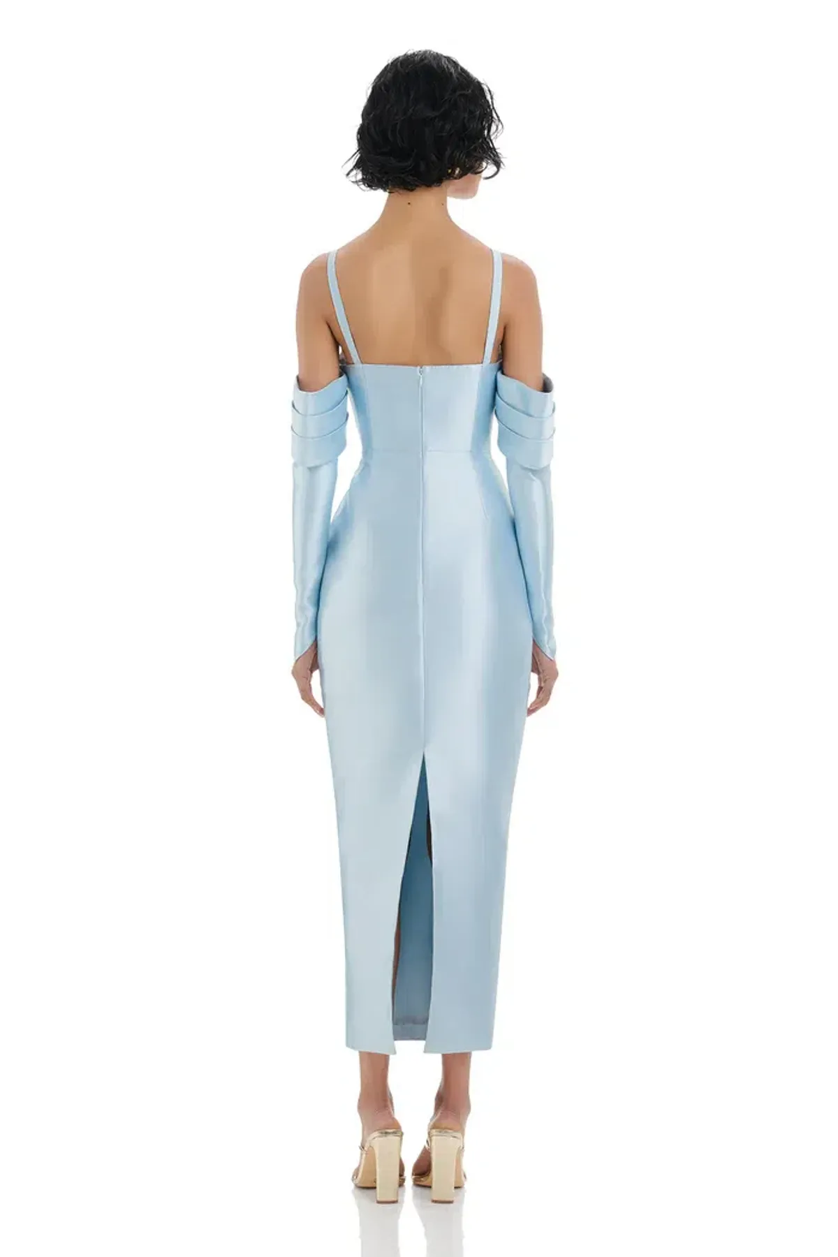Eliya The Label Annalise Midi Dress in Blue Size XS / AU 6 - Image 2