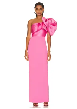 Solace London Iyana Maxi Dress Pink Size 8 for rent on The Volte - image 1