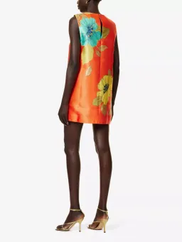 Alemais Piato Mini Dress Marigold Orange Size AU 6 for rent on The Volte - image 5