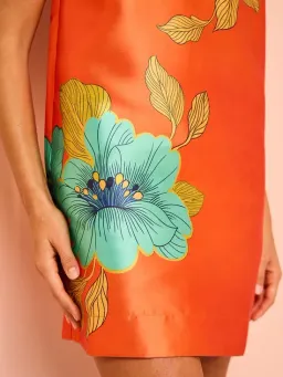 Alemais Piato Mini Dress Marigold Orange Size AU 6 for rent on The Volte - image 15