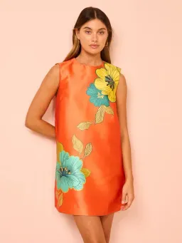 Alemais Piato Mini Dress Marigold Orange Size AU 6 for rent on The Volte - image 12