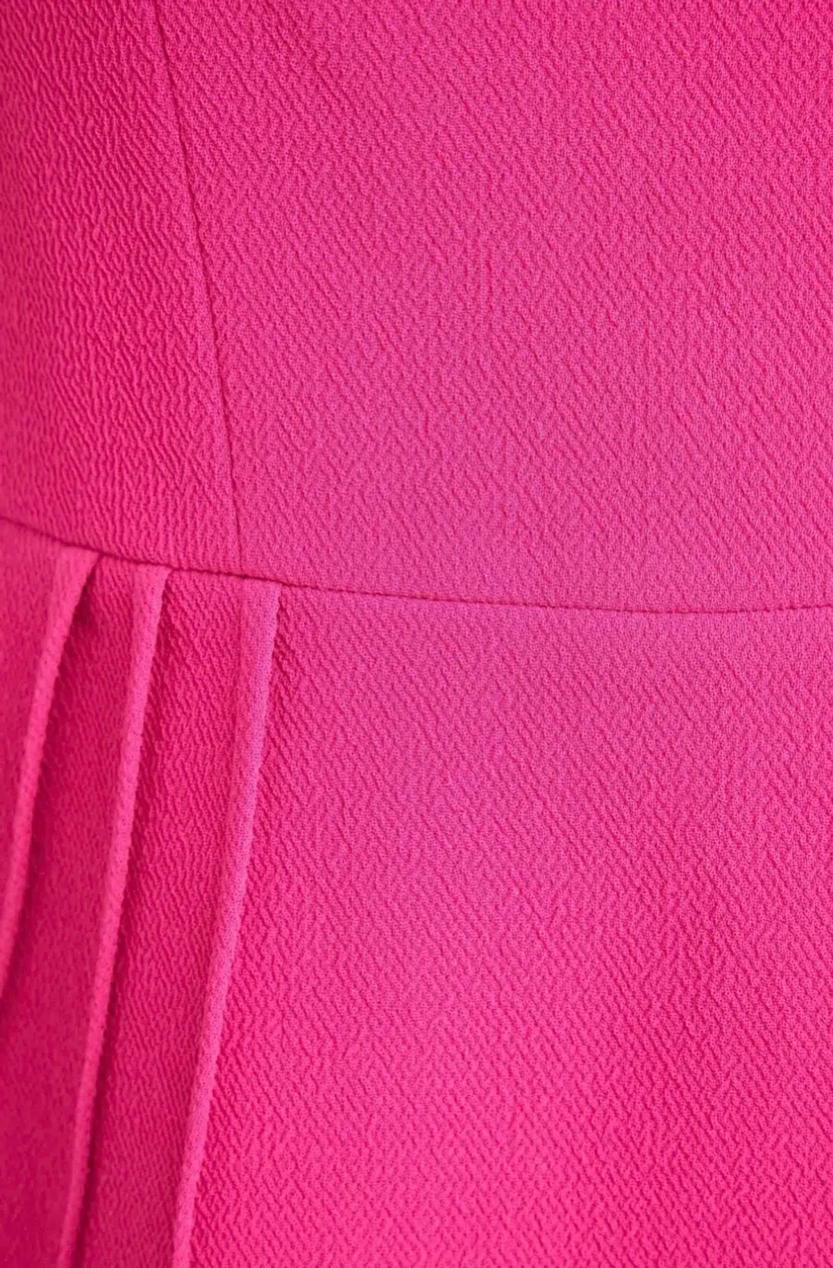Emilia Wickstead Salma Mini Dress, Size AU 6, Hot Pink Cloqué - Image 9