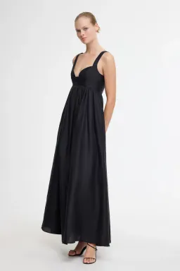 Acler Sandgate Midi Dress Black Size 8 for rent on The Volte - image 2