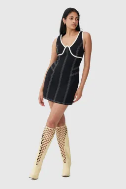 C/MEO Collective Mini Dress Black Size 8  for rent on The Volte - image 1