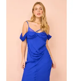 Rachel Gilbert Quinn Maxi Dress in Electric Size AU 12 for rent on The Volte - image 2