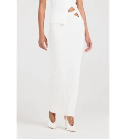 Henne Romee Knit Top and Skirt Set White Size AU 10 for rent on The Volte - image 3