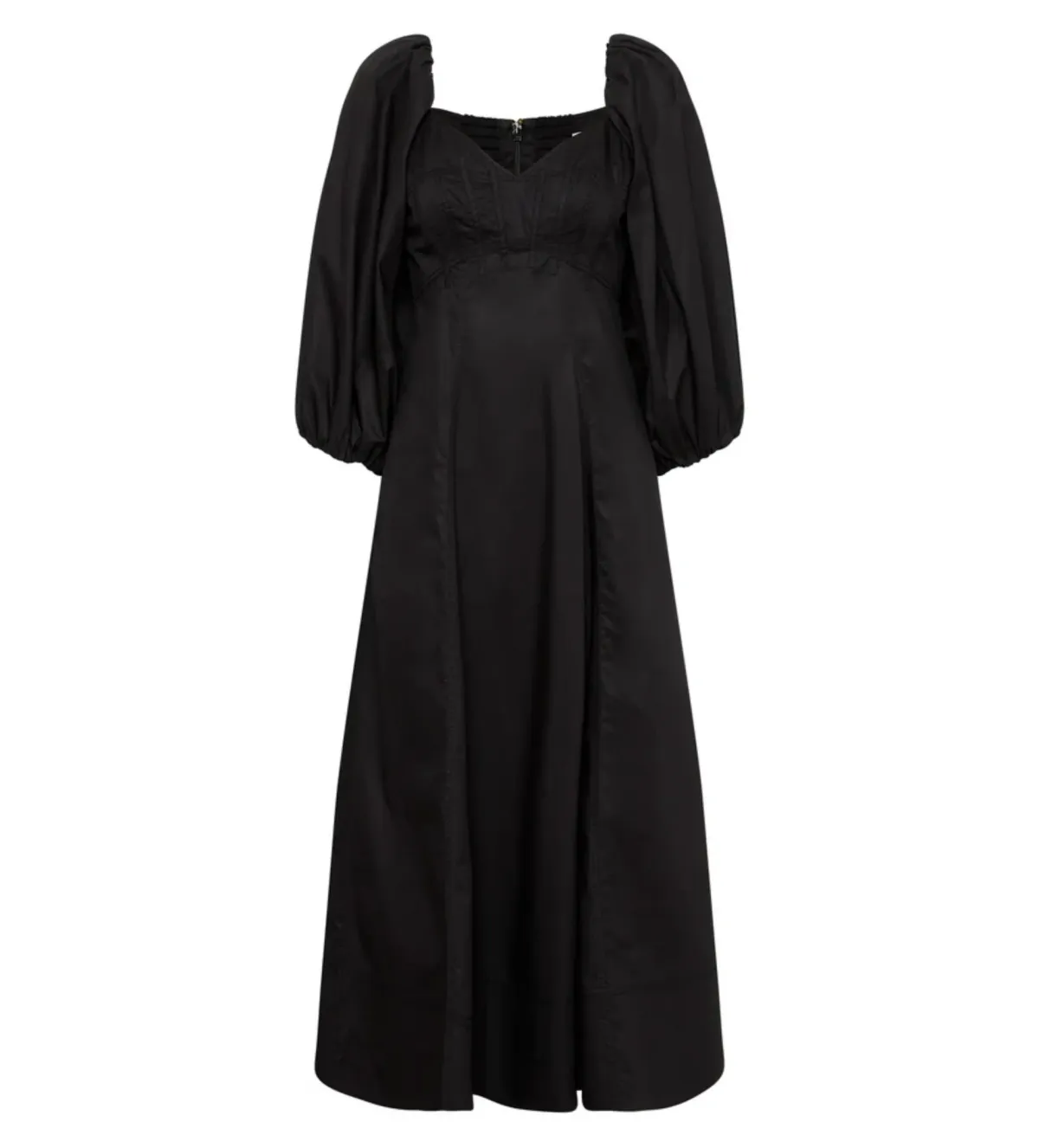 Aje Hester Corsetted Midi Dress Black Size AU 14 - Image 5