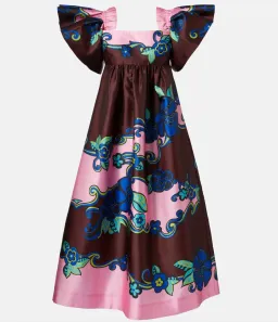Alémais Azalea Off-shoulder Satin Midi Dress Floral Size AU 16 for rent on The Volte - image 7