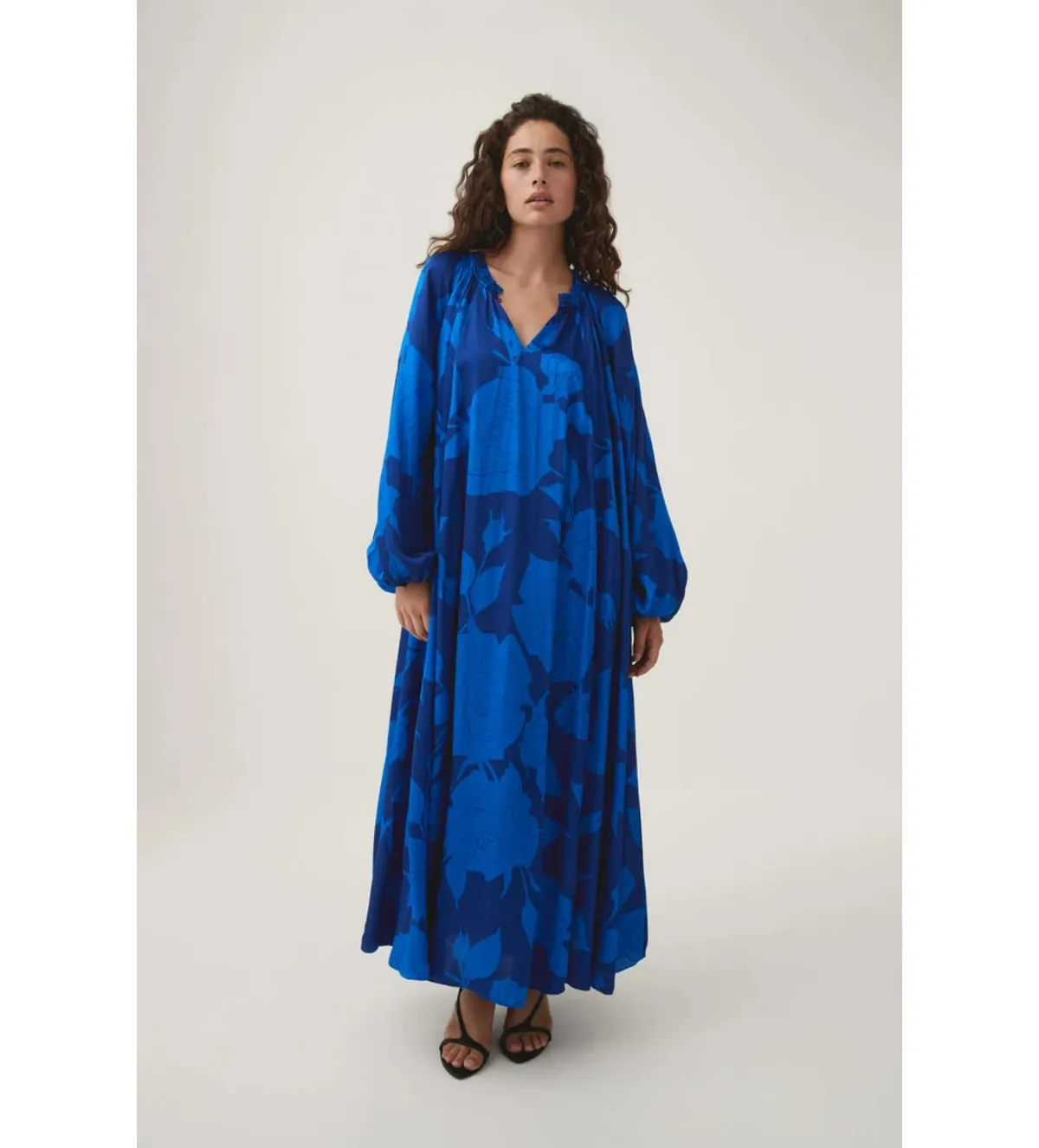 Aje Knowing  Belted Smocked Midi Dress Electric Rose Size AU 12  - Image 2