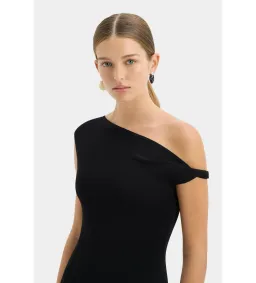 Sir the Label Indigo Twist Dress Black Size AU 6 for rent on The Volte - image 3
